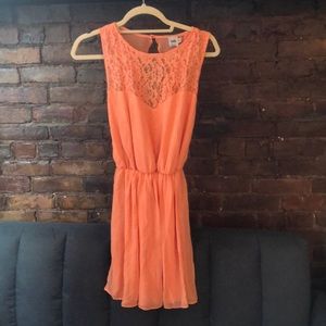 Dress with open back